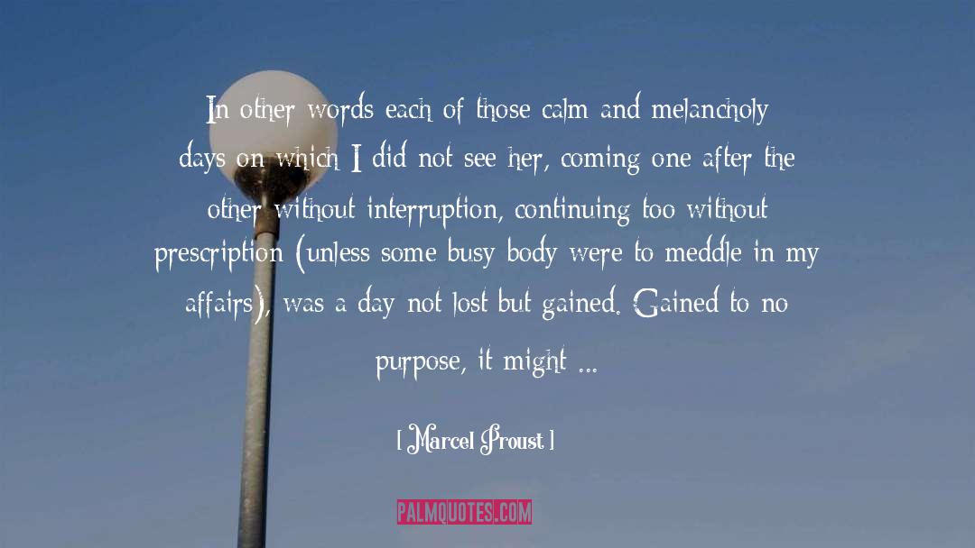 Interruption quotes by Marcel Proust