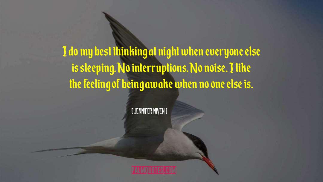 Interruptions quotes by Jennifer Niven