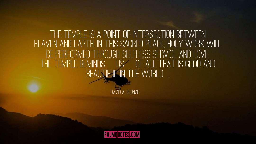 Intersection quotes by David A. Bednar