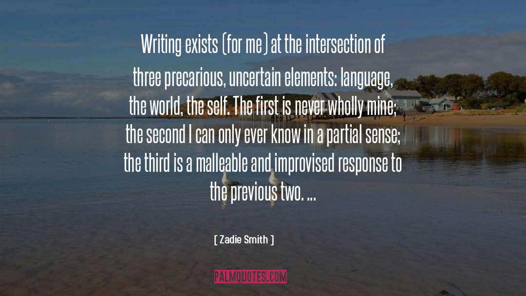 Intersection quotes by Zadie Smith