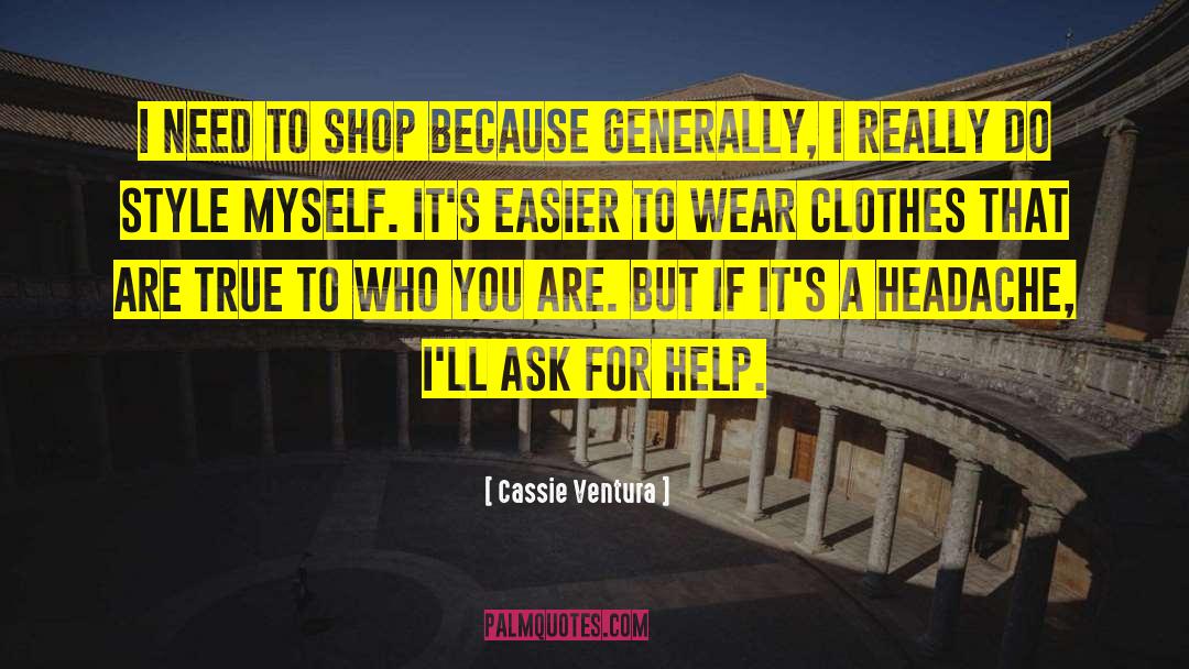 Intershoot Shop quotes by Cassie Ventura