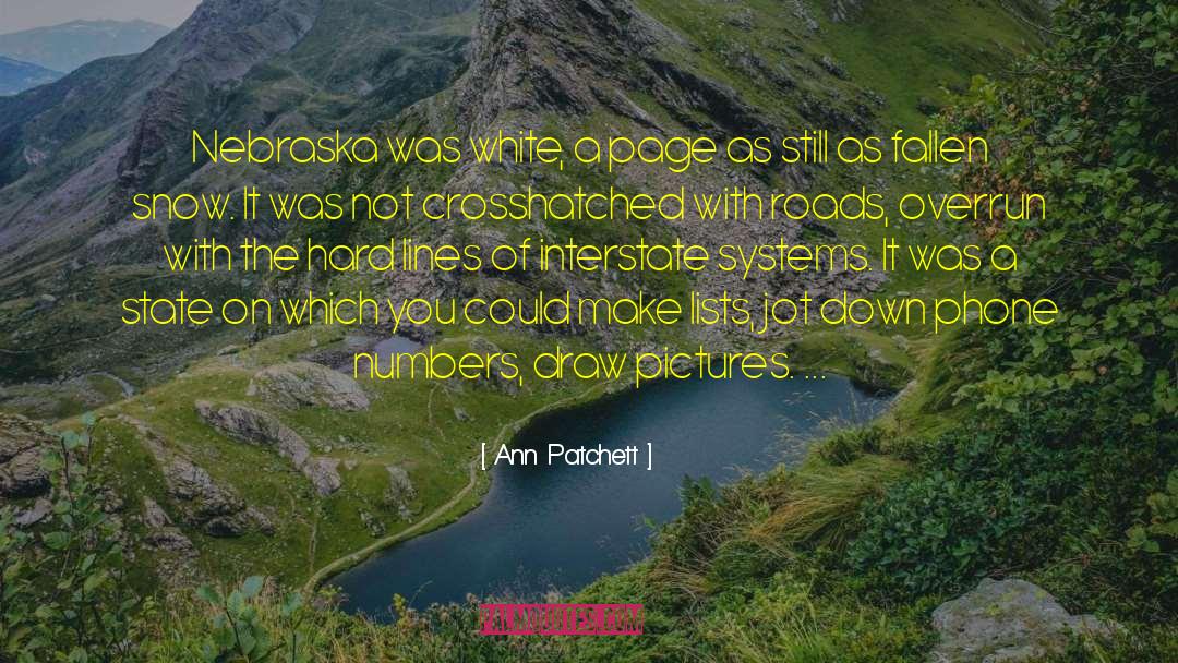 Interstate quotes by Ann Patchett