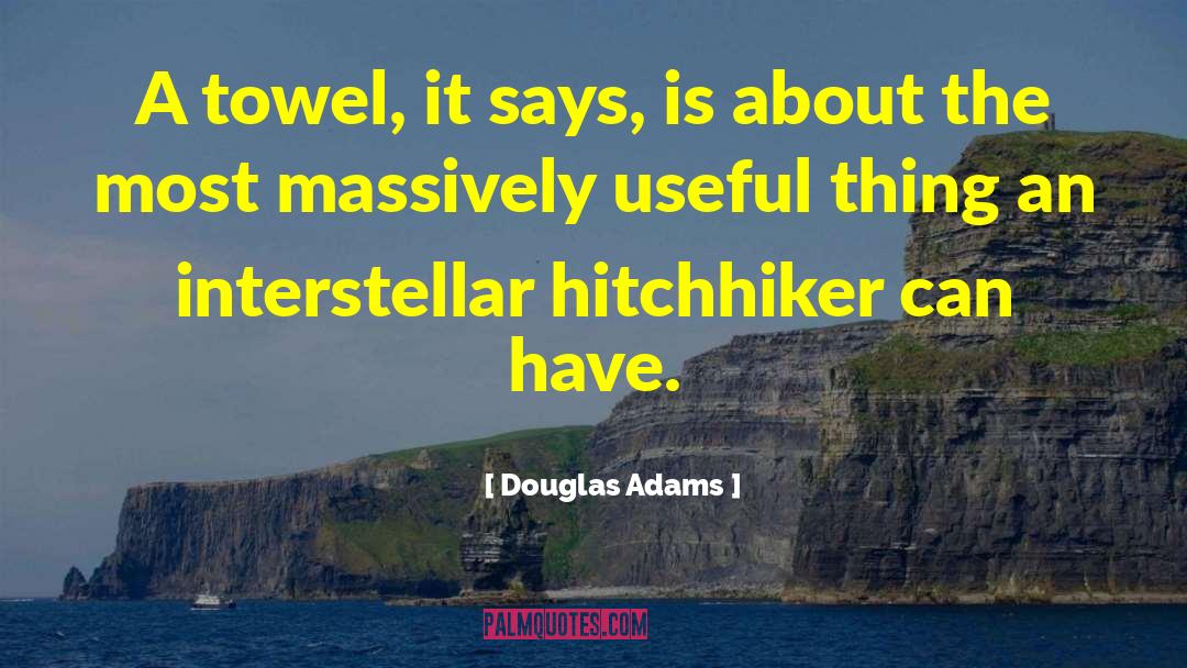 Interstellar quotes by Douglas Adams