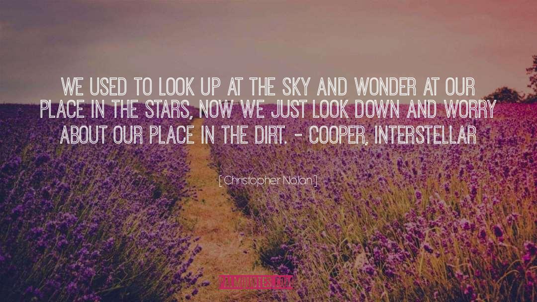 Interstellar quotes by Christopher Nolan