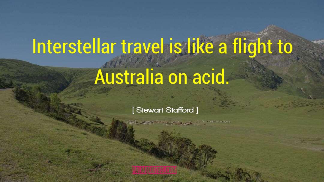 Interstellar Travel quotes by Stewart Stafford