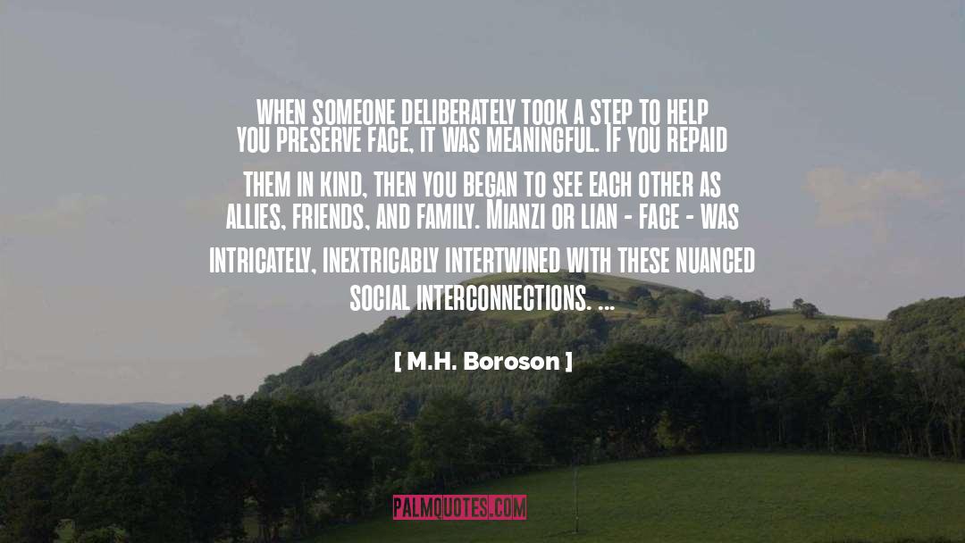 Intertwined quotes by M.H. Boroson