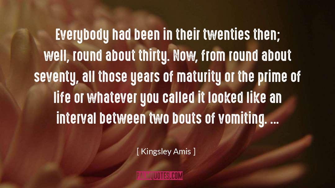 Interval quotes by Kingsley Amis