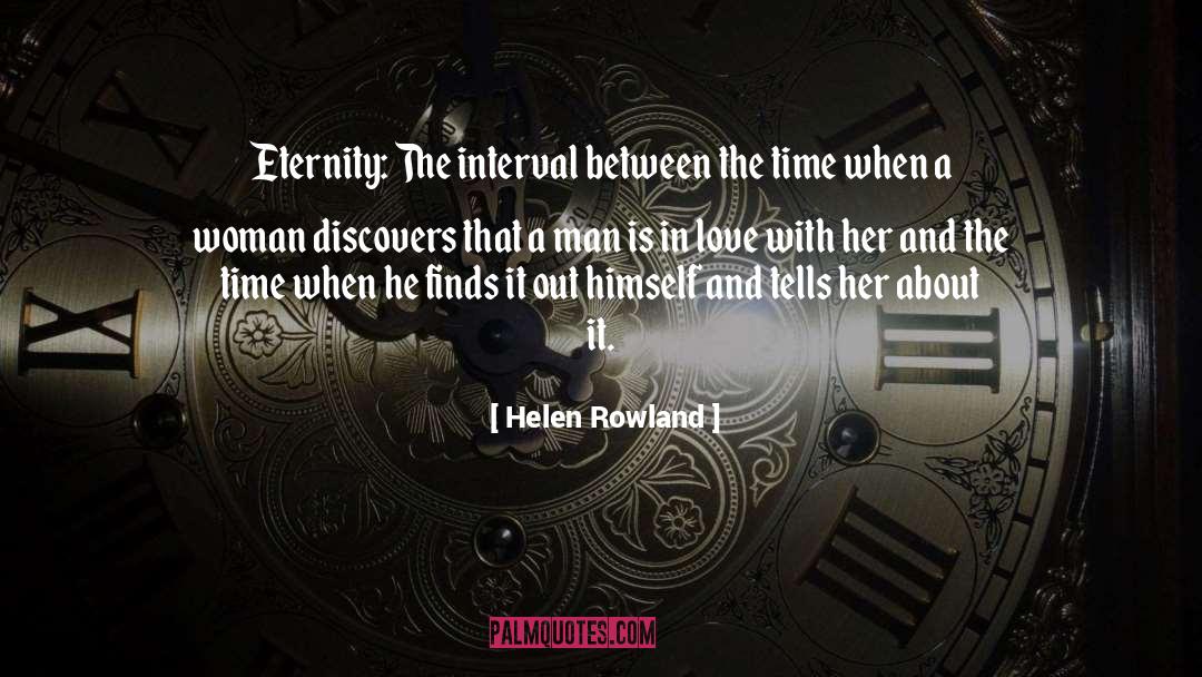 Interval quotes by Helen Rowland