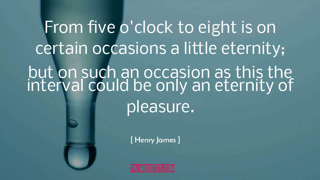 Interval quotes by Henry James