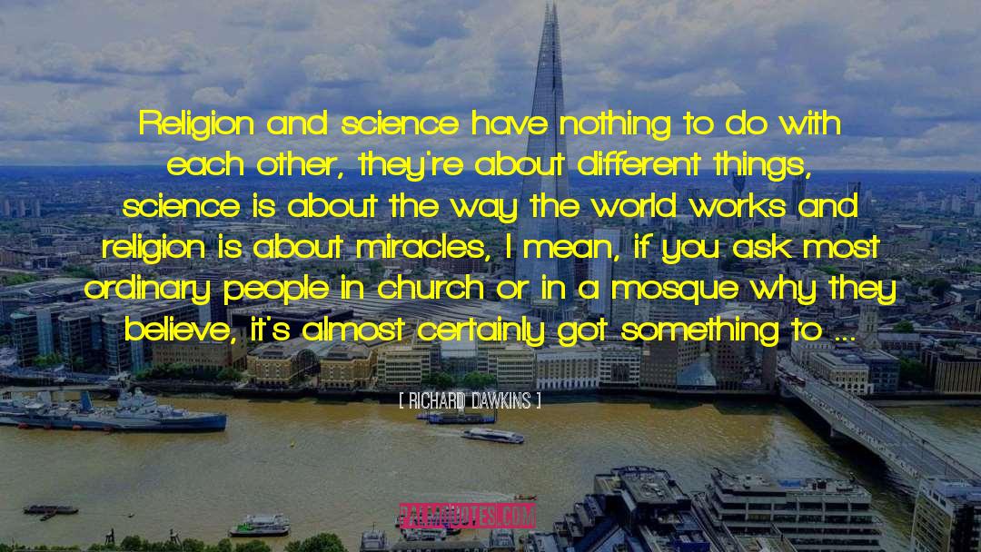 Intervenes quotes by Richard Dawkins