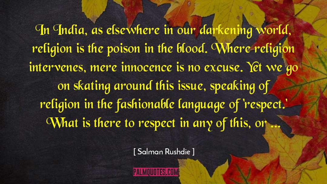 Intervenes quotes by Salman Rushdie