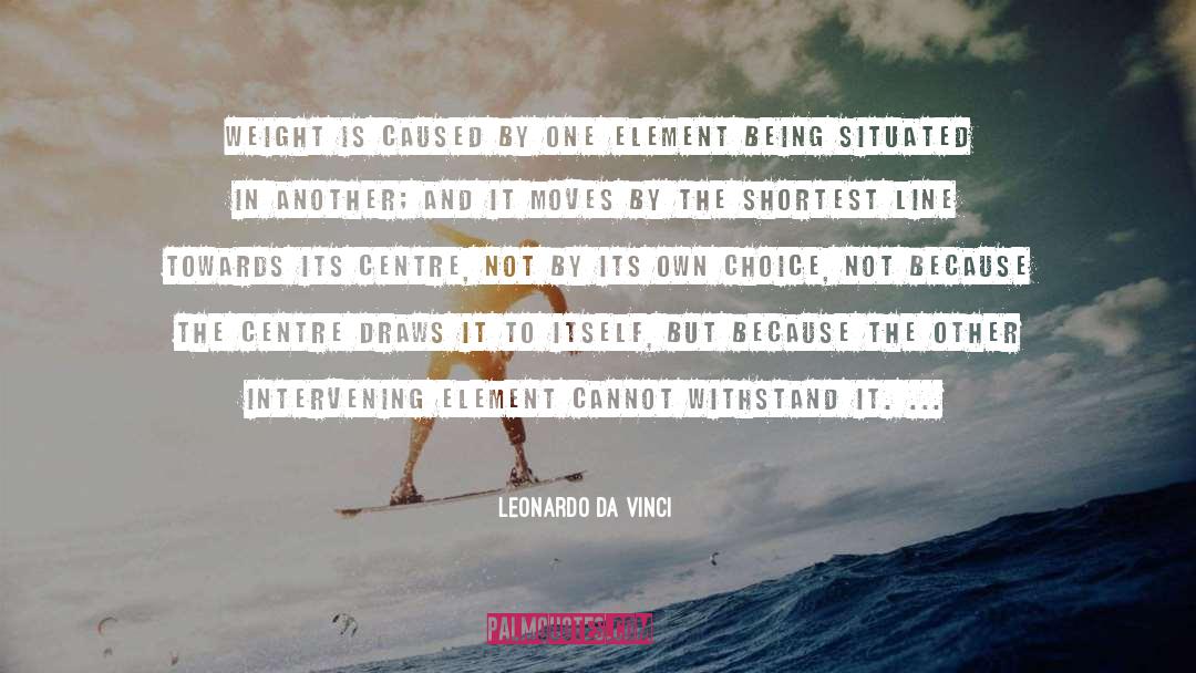 Intervening quotes by Leonardo Da Vinci