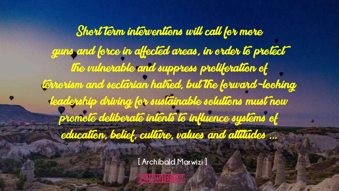 Interventions quotes by Archibald Marwizi
