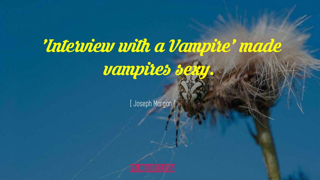 Interview Transcription quotes by Joseph Morgan