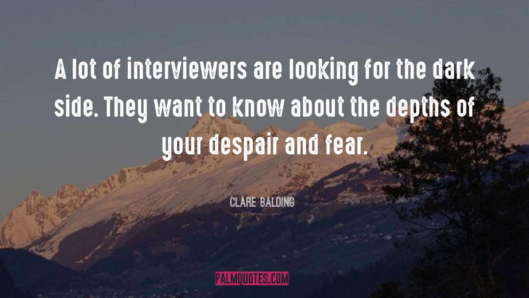 Interviewers quotes by Clare Balding