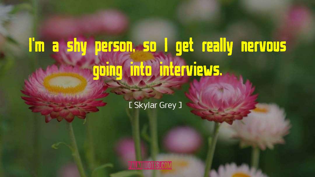 Interviews quotes by Skylar Grey