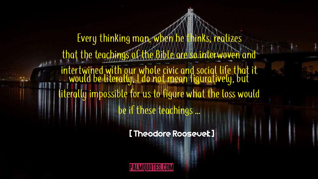 Interwoven quotes by Theodore Roosevelt