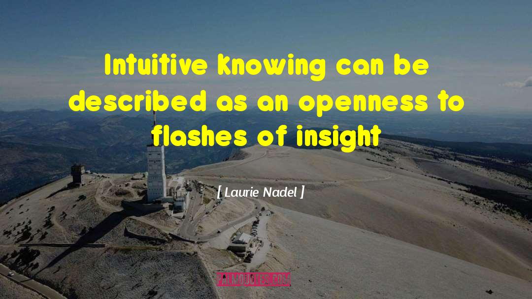 Intesa Quote quotes by Laurie Nadel