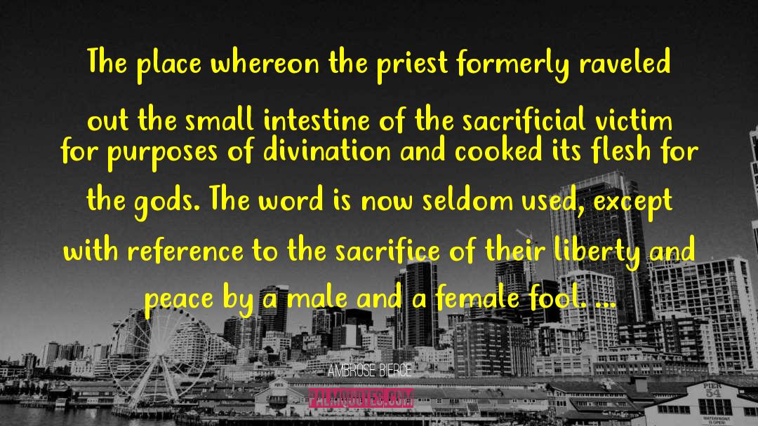 Intestine quotes by Ambrose Bierce