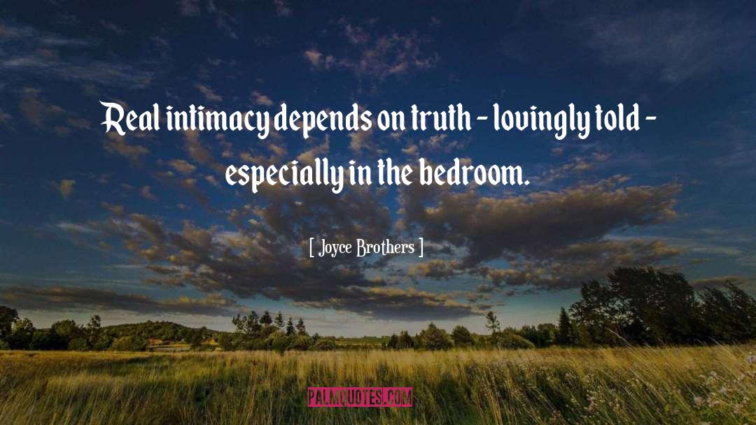 Intimacy quotes by Joyce Brothers