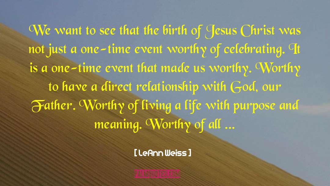 Intimacy With Christ quotes by LeAnn Weiss