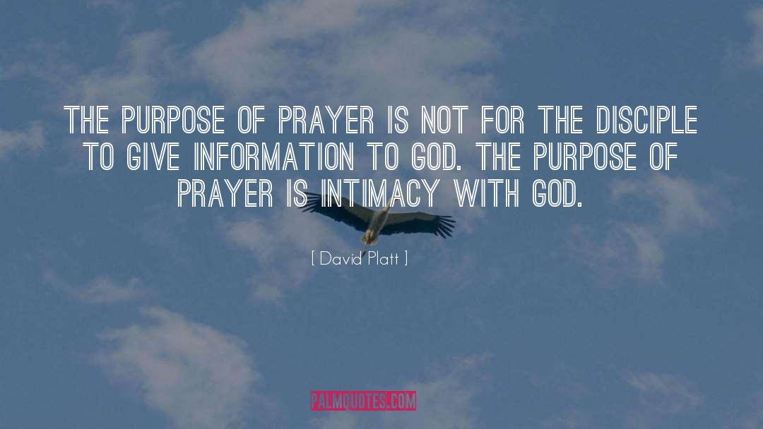 Intimacy With God quotes by David Platt