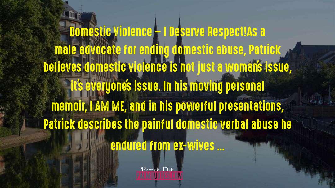 Intimate Partner Violence quotes by Patrick Dati