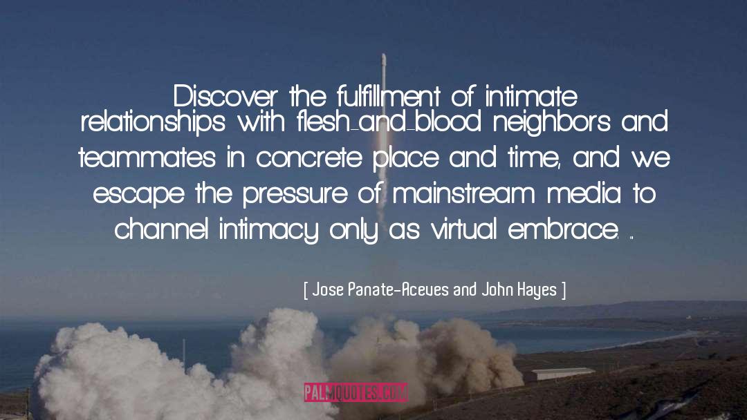 Intimate Relationships quotes by Jose Panate-Aceves And John Hayes