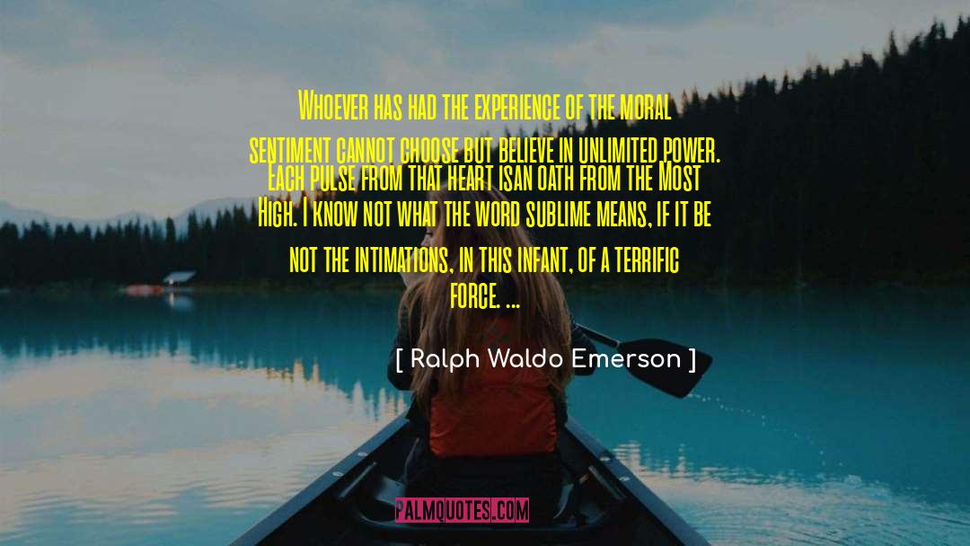 Intimations quotes by Ralph Waldo Emerson