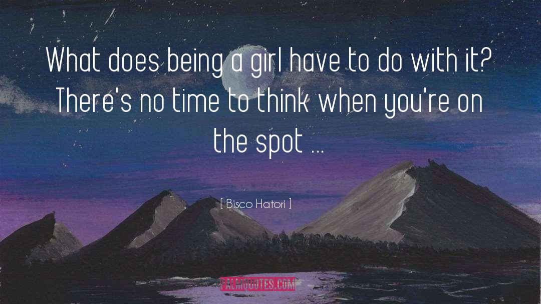 Intimidate Girl quotes by Bisco Hatori