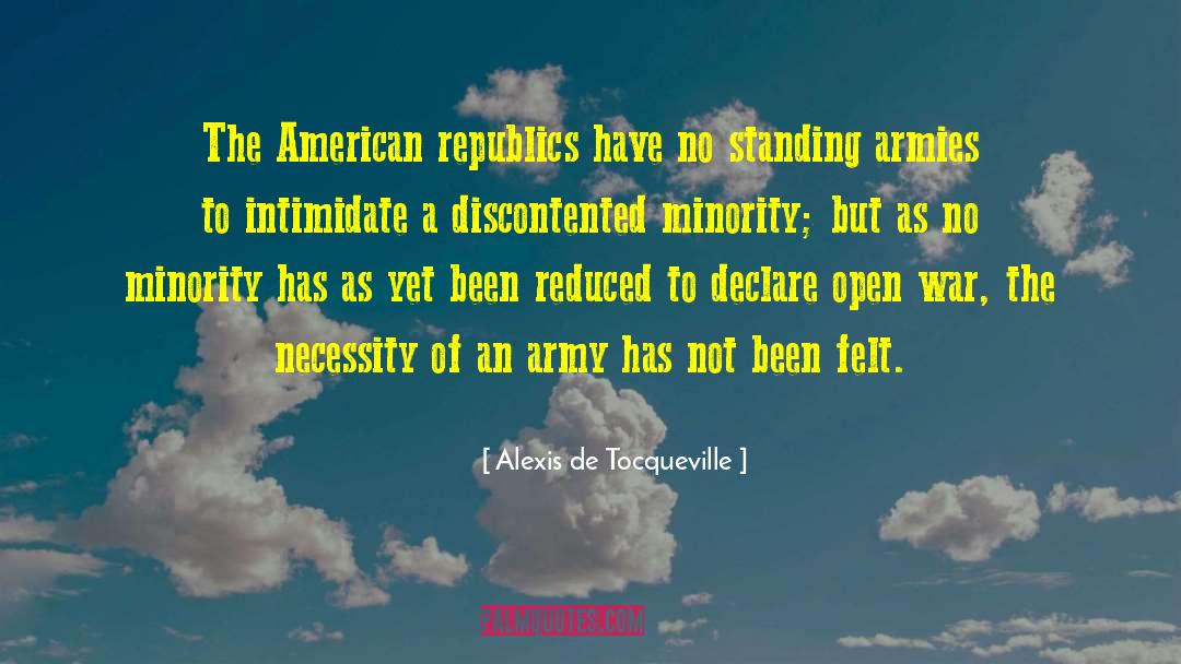 Intimidate quotes by Alexis De Tocqueville