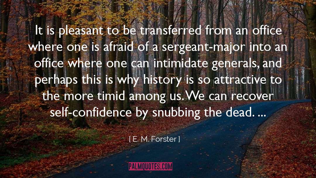 Intimidate quotes by E. M. Forster