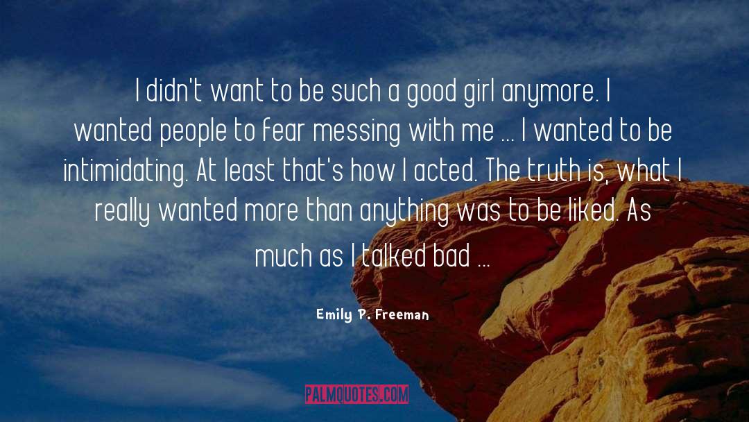 Intimidating quotes by Emily P. Freeman