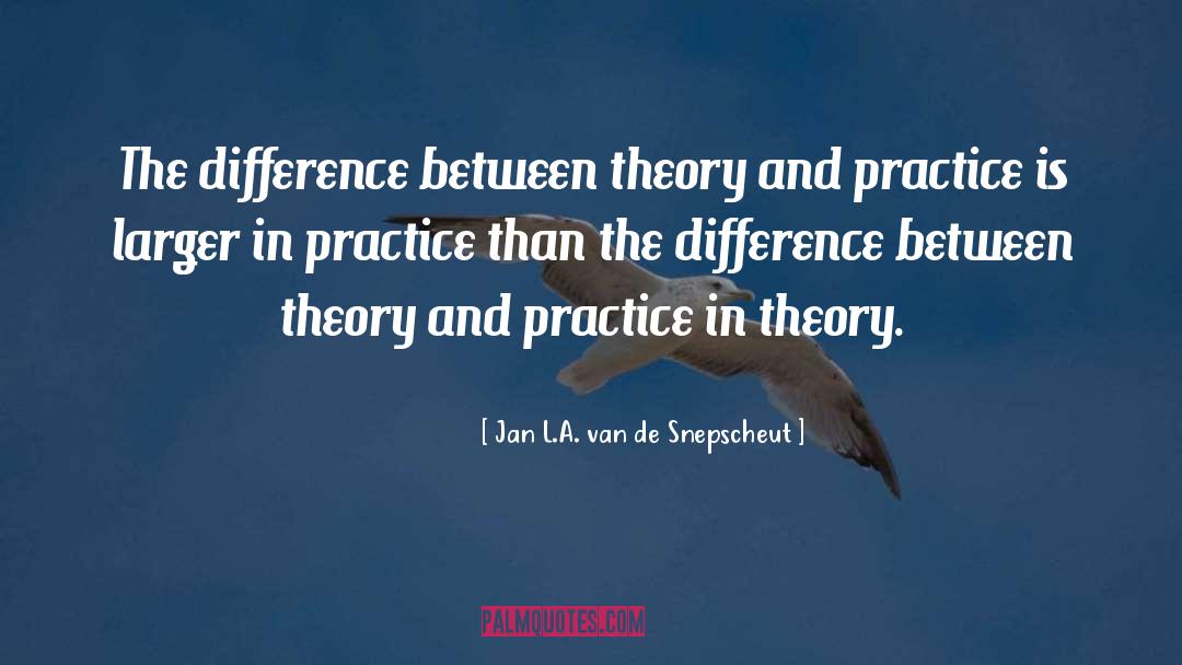 Into L A quotes by Jan L.A. Van De Snepscheut