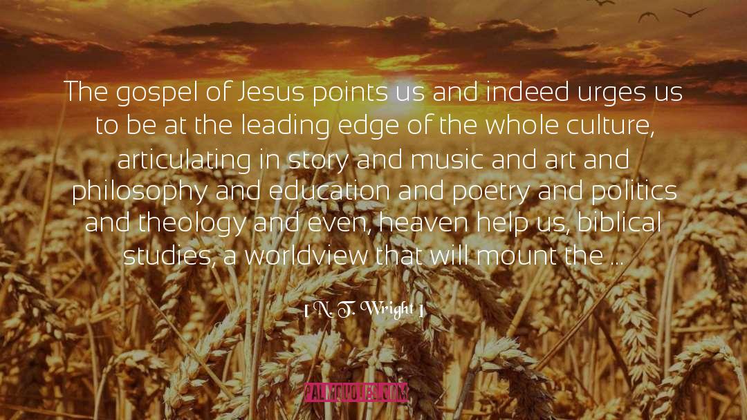 Into Music quotes by N. T. Wright