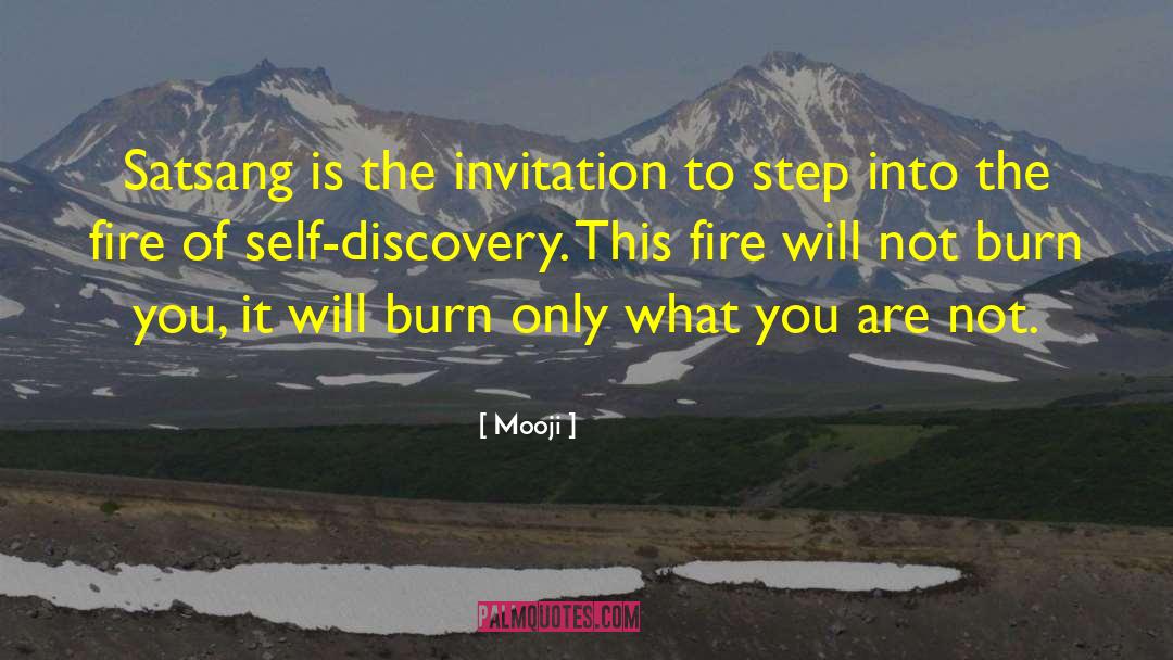 Into The Fire quotes by Mooji