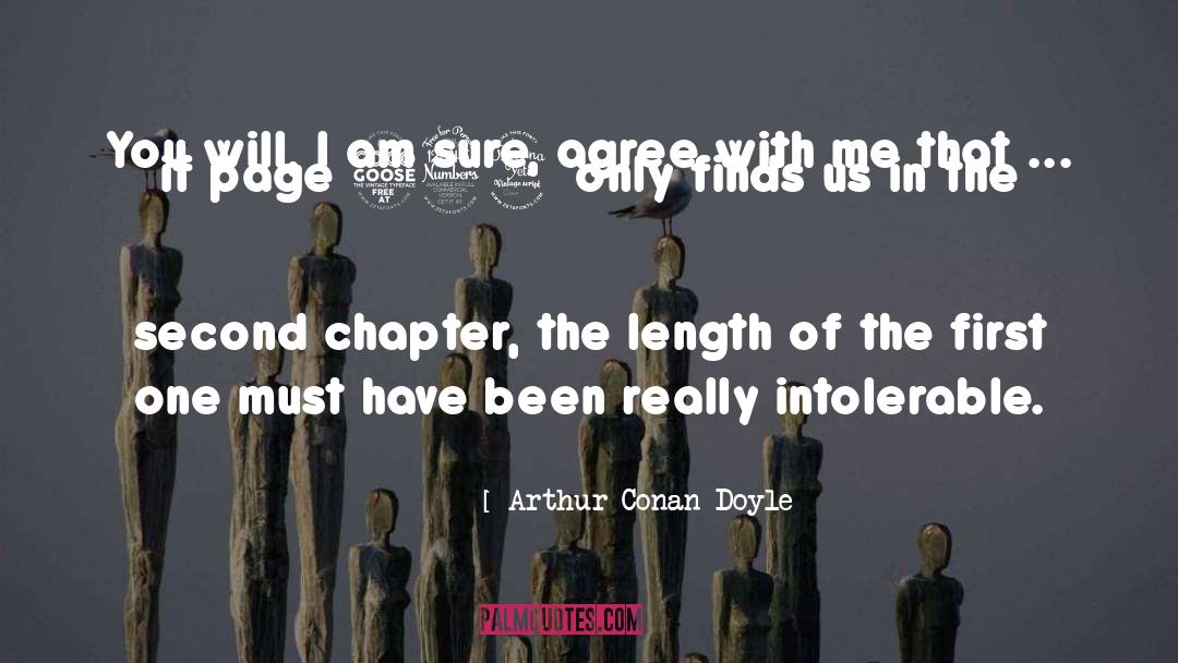 Intolerable quotes by Arthur Conan Doyle