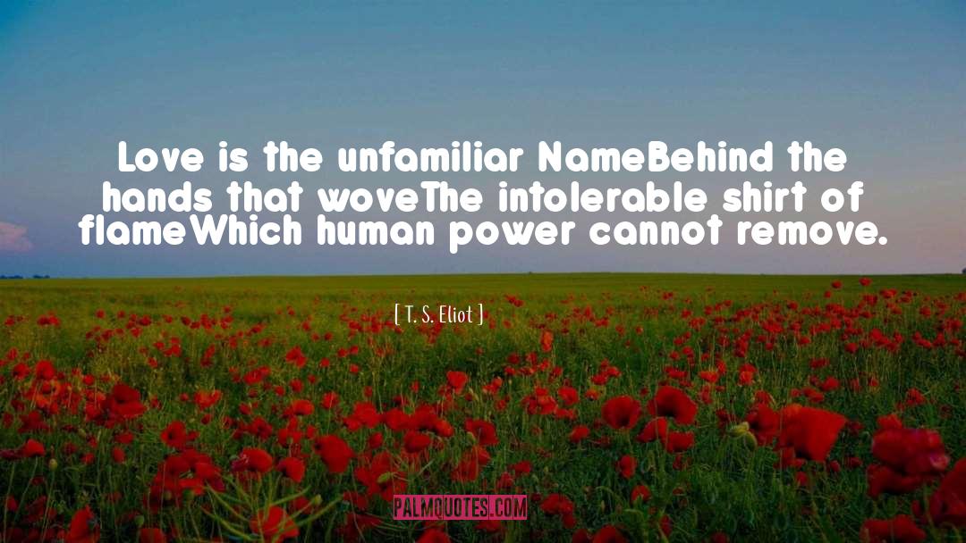 Intolerable quotes by T. S. Eliot