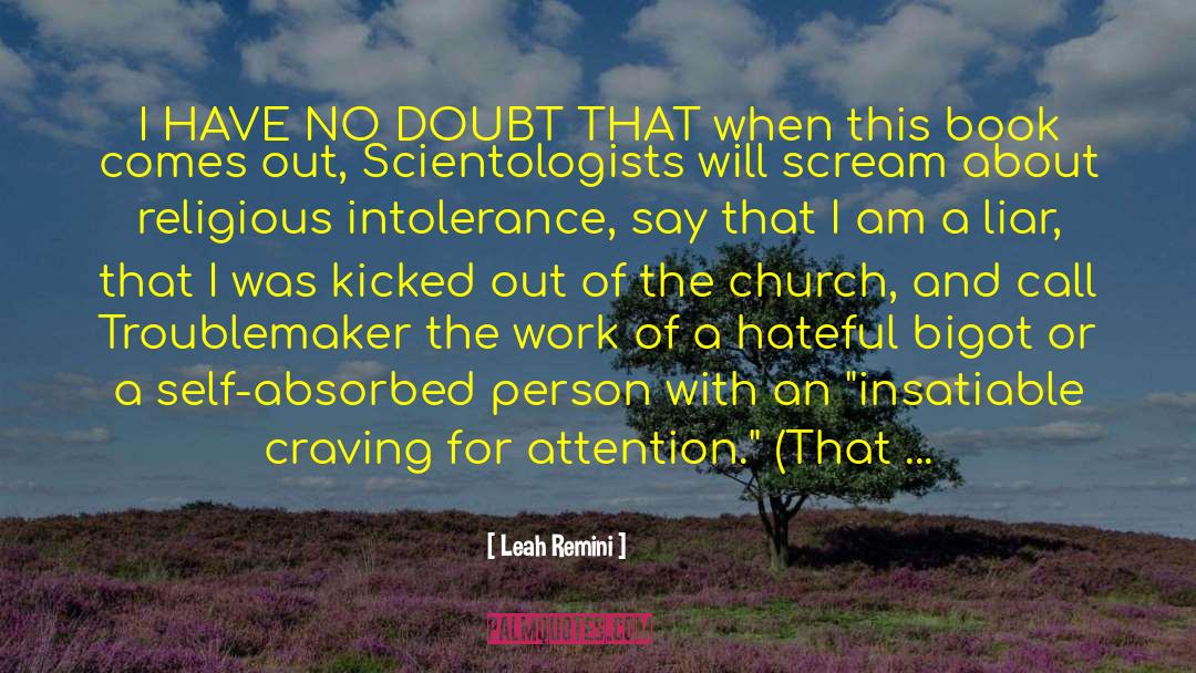 Intolerance quotes by Leah Remini