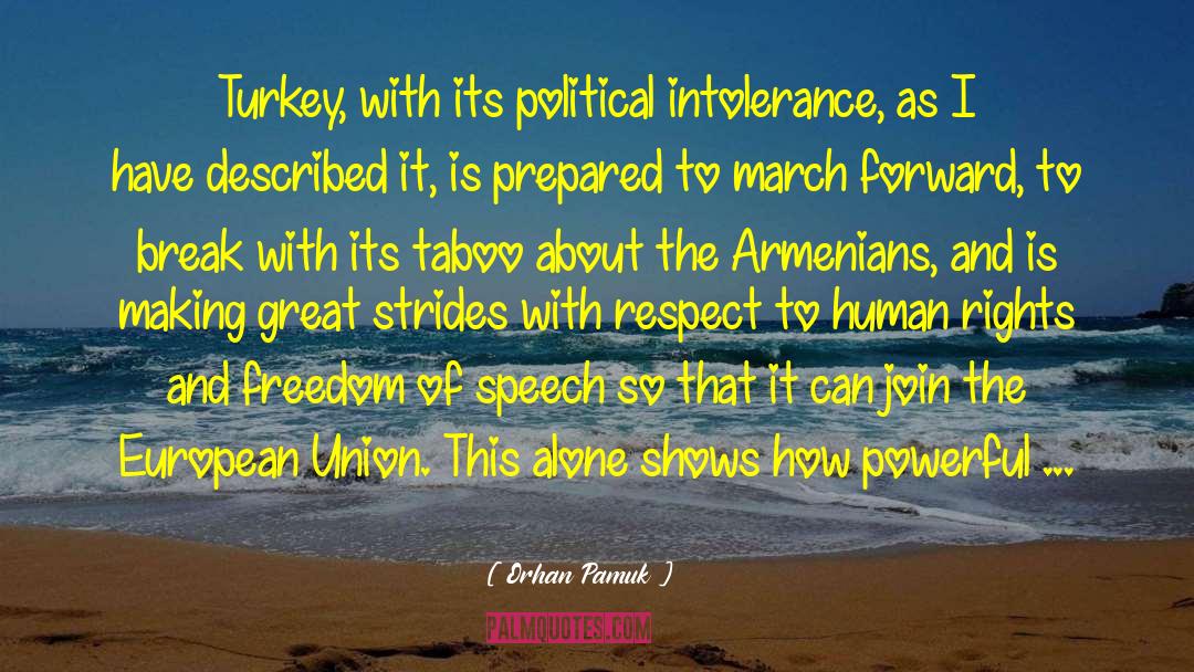 Intolerance quotes by Orhan Pamuk