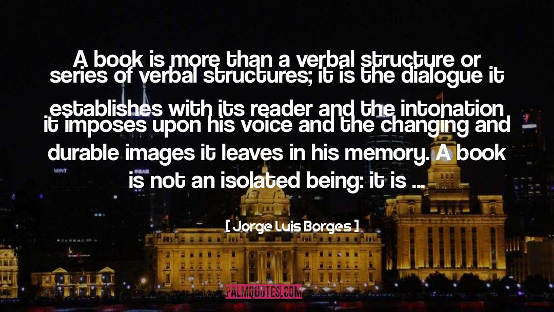 Intonation quotes by Jorge Luis Borges