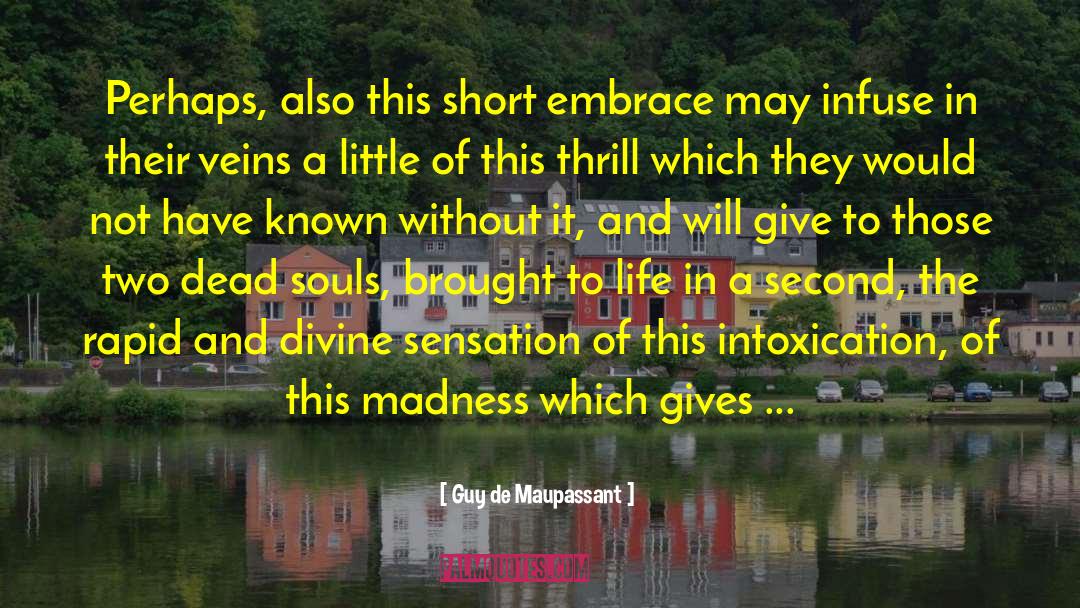 Intoxication Madness quotes by Guy De Maupassant