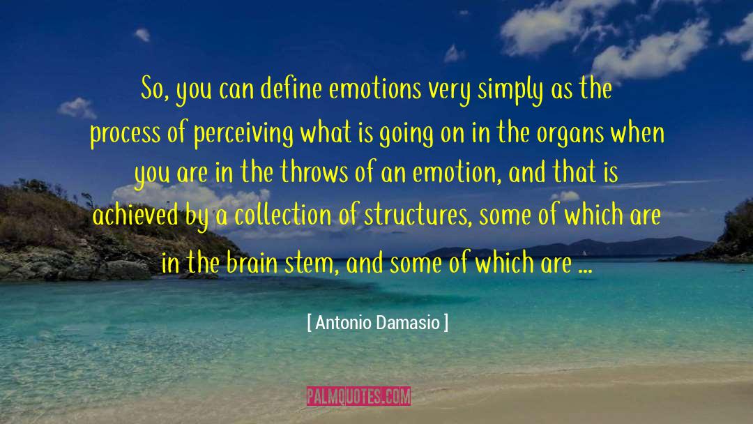 Intraparenchymal Cerebral Hemorrhage quotes by Antonio Damasio