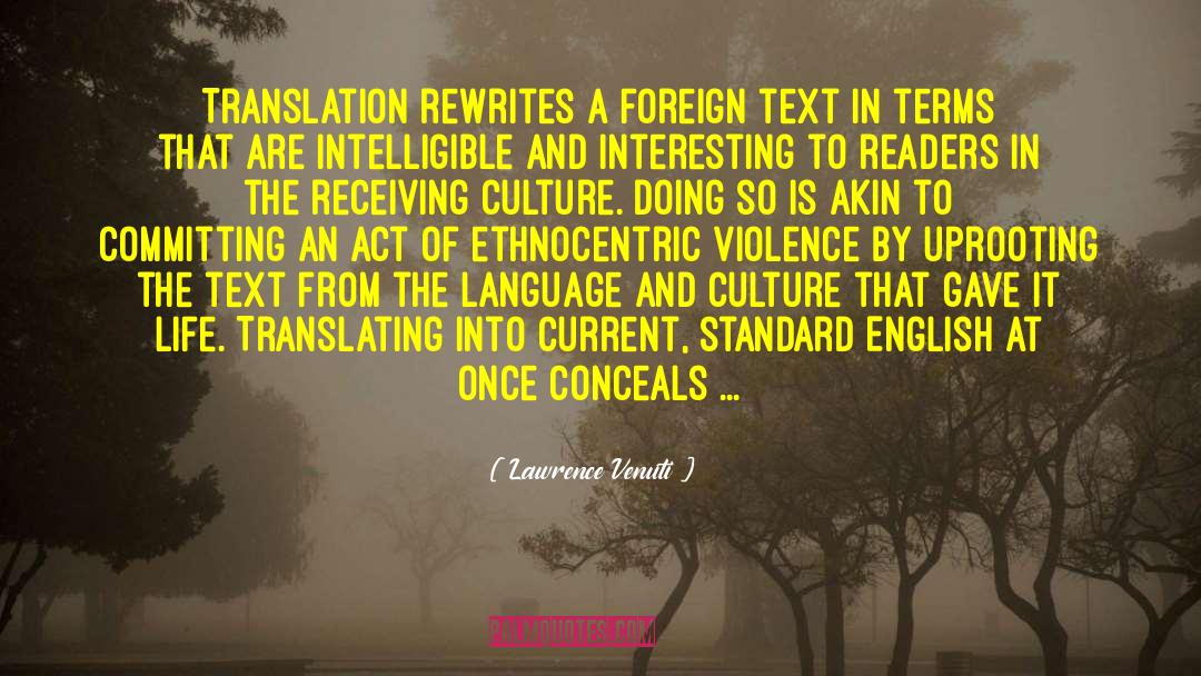 Intraprendere English Translation quotes by Lawrence Venuti