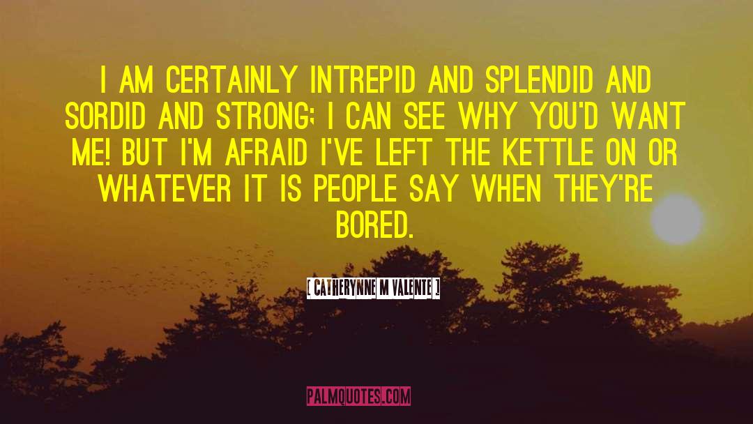 Intrepid quotes by Catherynne M Valente