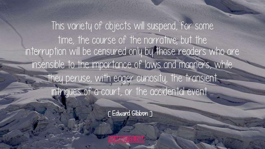 Intrigue quotes by Edward Gibbon