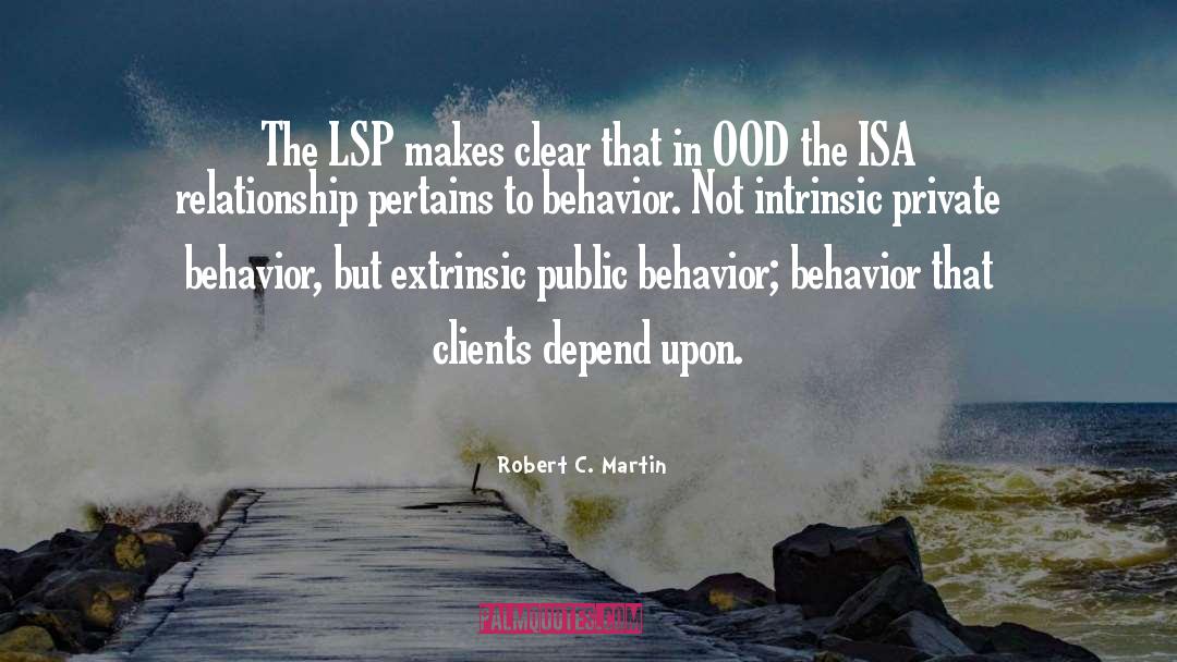 Intrinsic quotes by Robert C. Martin