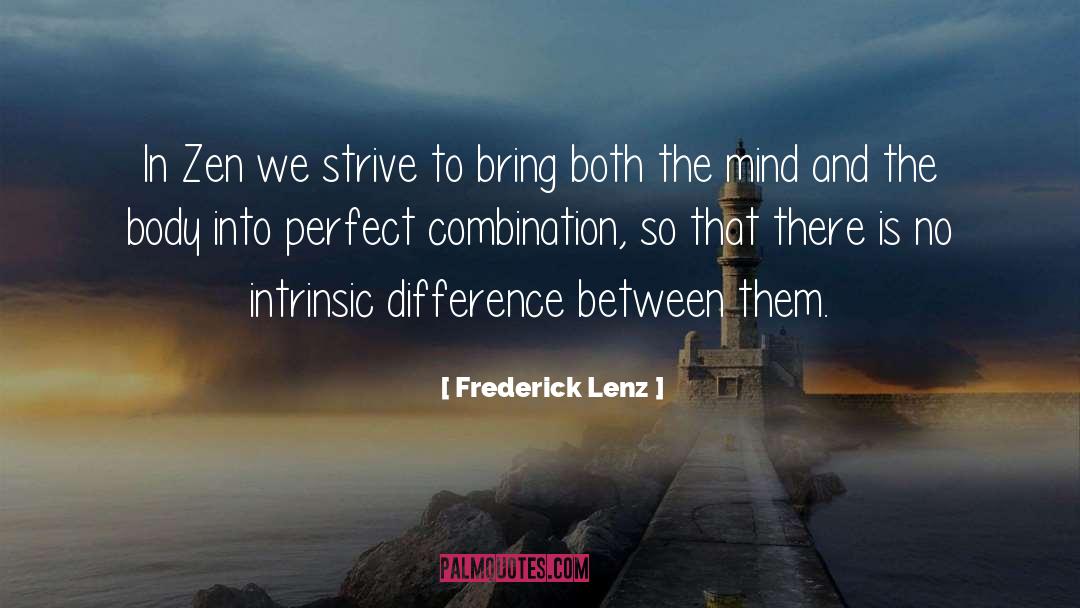 Intrinsic quotes by Frederick Lenz