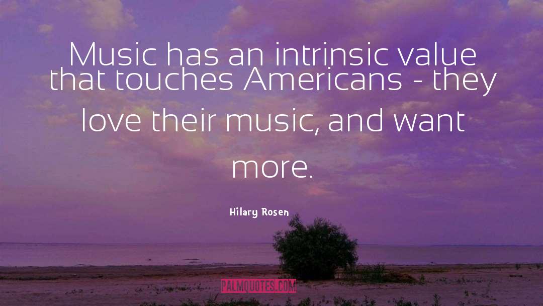 Intrinsic Value quotes by Hilary Rosen