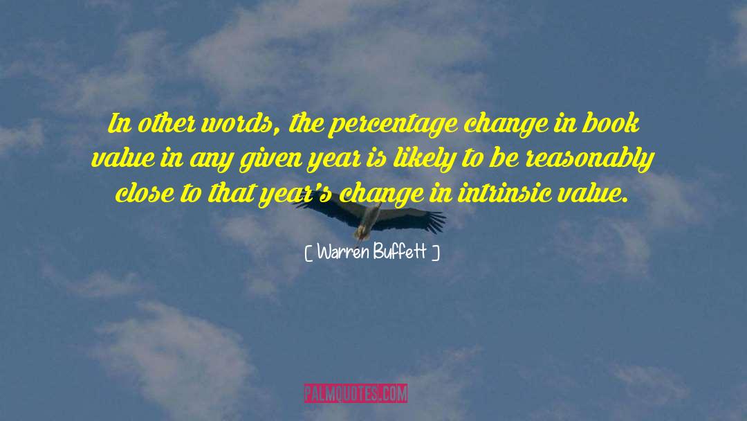 Intrinsic Value quotes by Warren Buffett